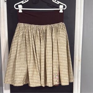 Sofistafunk Circle Striped Mini Skirt OSFM